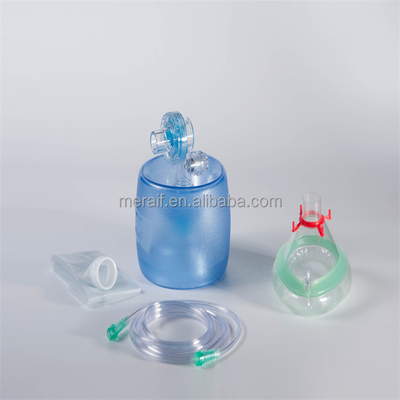 Factory wholesale price Emergency Ambulance Manual Portable Resuscitator Ambu Bag Disposable Manual PVC Ambu Resuscitator