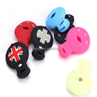 Jacket Holder Silicone Car Key Fob Remote Cover Case Silicone Key Case Cover For BMW Mini Cooper Remote Key Fob Holder