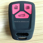 wholesale Silicone Vehicle Car Key Remote Cover Case Sell silicone rubber car key case cover shell for Audi