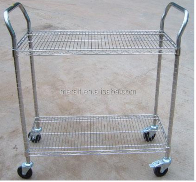 ESD stainless steel Shelf trolley SMT Reel Storage Trolley SMD Reel Cart