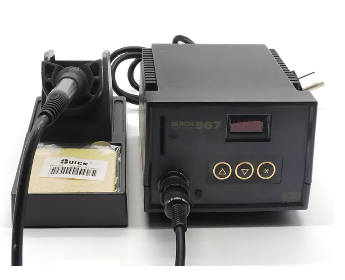 QUICK 967 ESD anti-static digital temperature soldering station,QUICK smd rework station