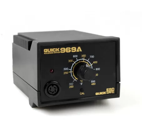 New Original QUICK 969A soldering station Constant Temperature 60W Electronic Soldering Iron SMD Rework Station