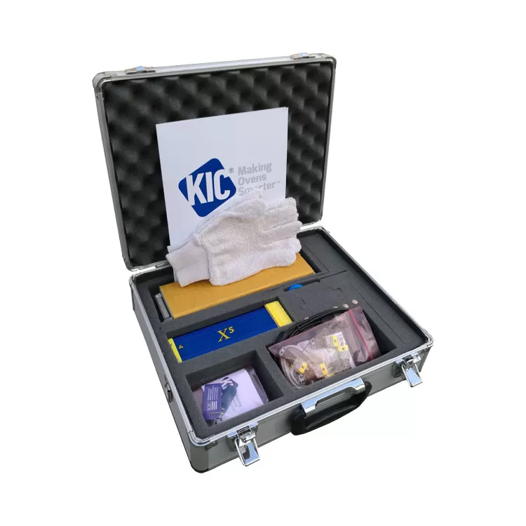 KIC X5 7 channel thermal profiler Industrial Usage and Can up to 350-400 deg.C Temperature range KIC X5 Profiler online