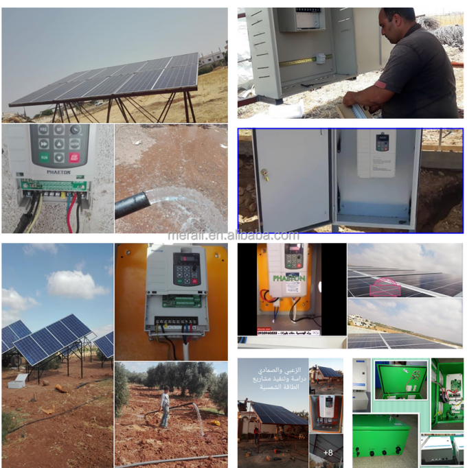 Variable Frequency Drive 220V 4KW 3 phase Solar Water Pump Inverter ...